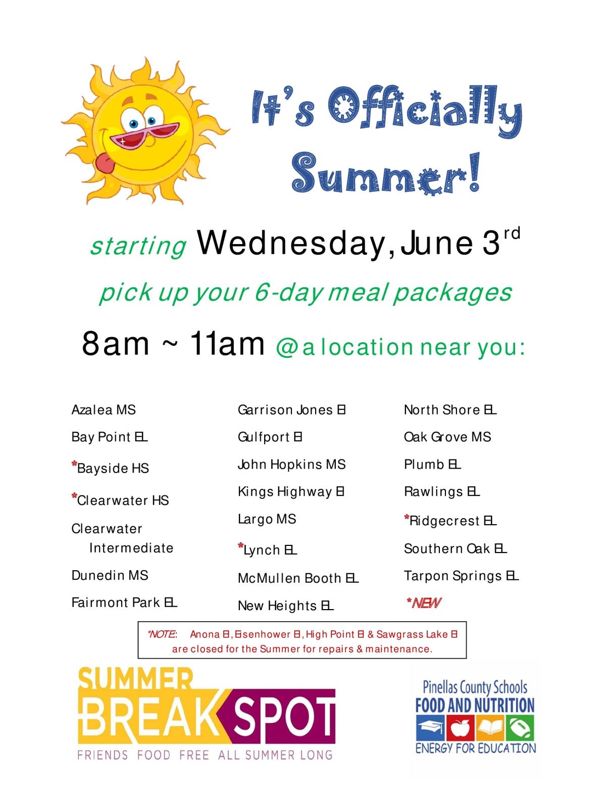 Summer Food Pickup 